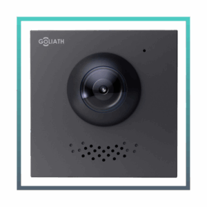 GOLIATH Hybrid IP & 2-Draht BUS Video Türsprechanlage | Kamera Modul | anthrazit | 2MP | IR | App | 180° Winkel